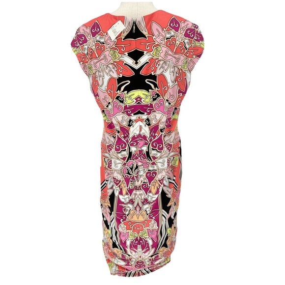 Etcetera Dress Womens 10 Abstract Multicolor Print Lined Sleeveless NWT - Picture 5 of 14